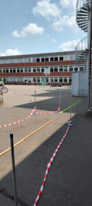 Schulhofparcours-Fahrradprojekt 2023