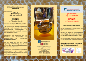 Ferienkurs: Honig im Fokus der Chemie – ein Angebot der TU KL